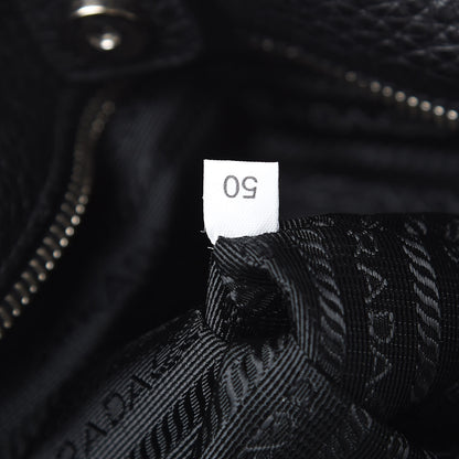 Prada Vitello Daino Hobo Black 7 of 10