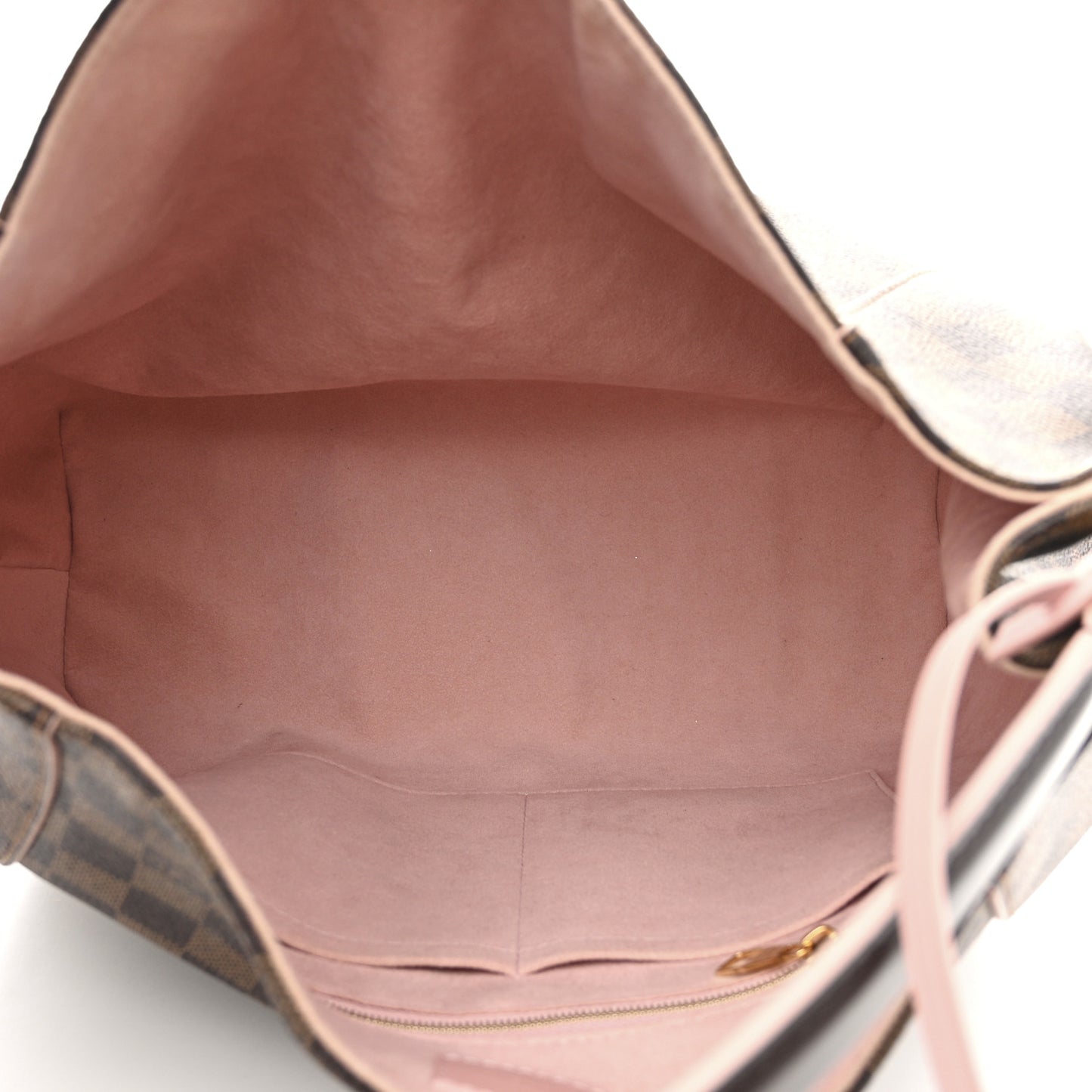 Damier Ebene Caissa Hobo Rose Ballerine