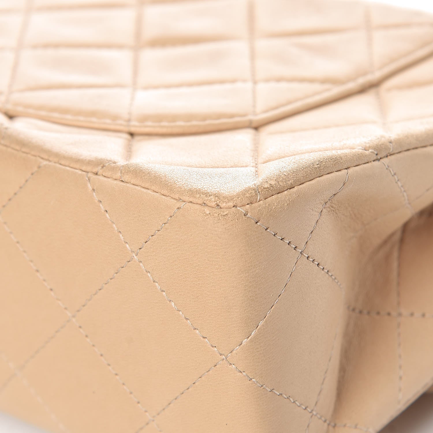 Chanel Lambskin Quilted Small Double Flap Beige 16 of 16