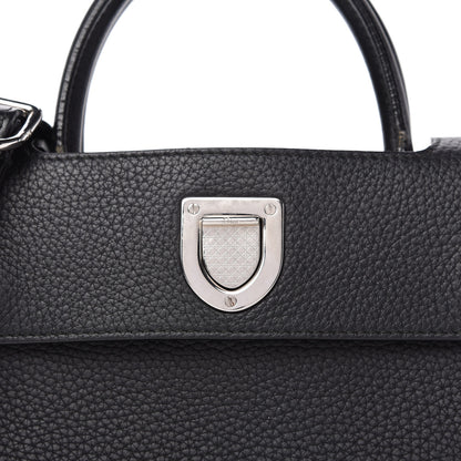Christian Dior Grained Calfskin Mini Diorever Flap Black 9 of 13