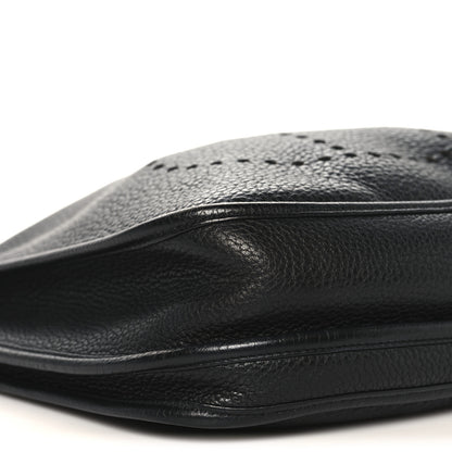 Hermes Taurillon Clemence Evelyne III PM Black 9 of 12