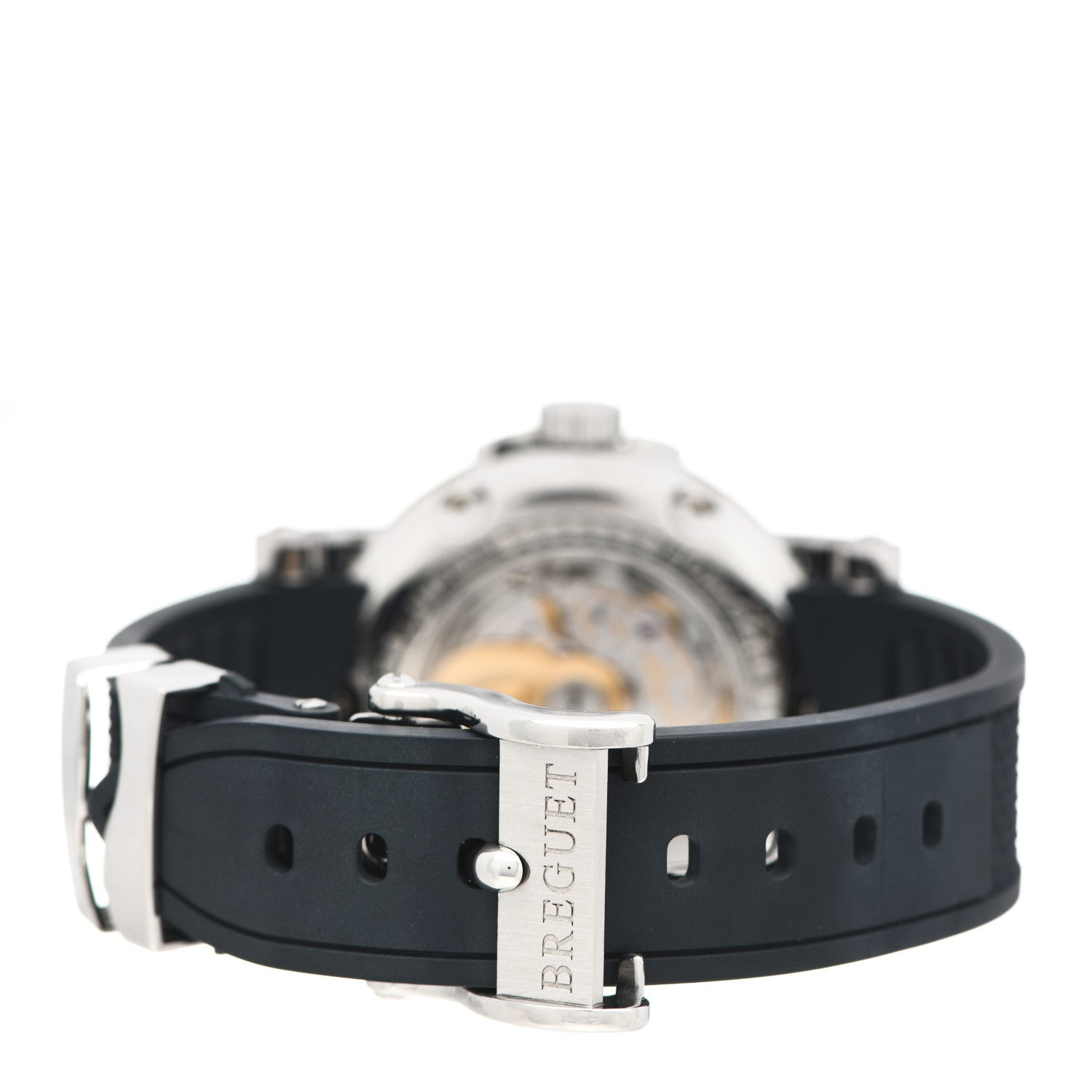 Breguet Stainless Steel Rubber 39mm Royal Marine Big Date Automatic Watch Blue 5817ST 3 of 4