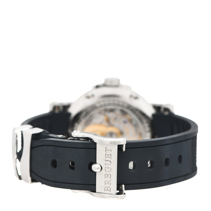 Breguet Stainless Steel Rubber 39mm Royal Marine Big Date Automatic Watch Blue 5817ST 3 of 4