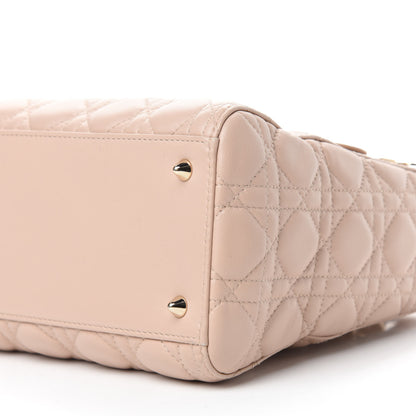 Christian Dior Lambskin Cannage Medium Lady Dior Light Pink 7 of 11