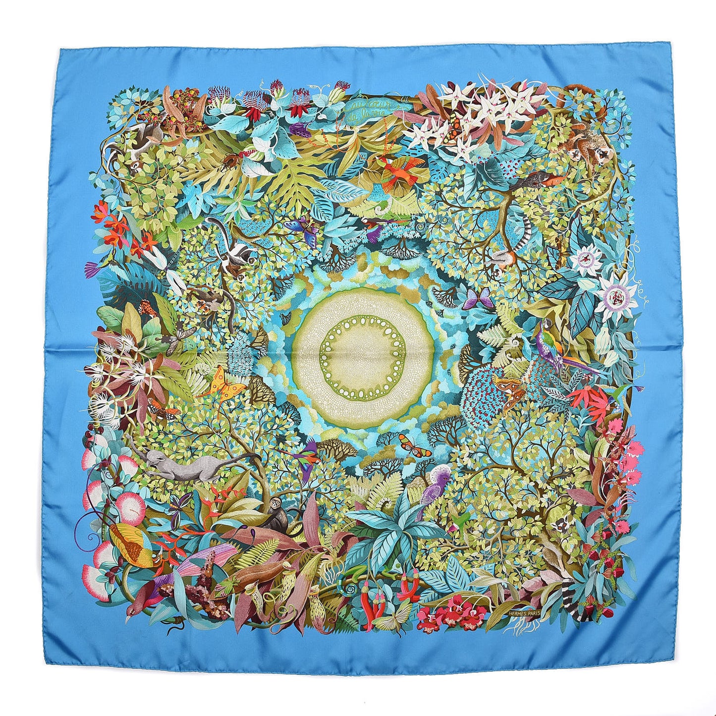 Silk Au Coeur de la Vie Scarf 90