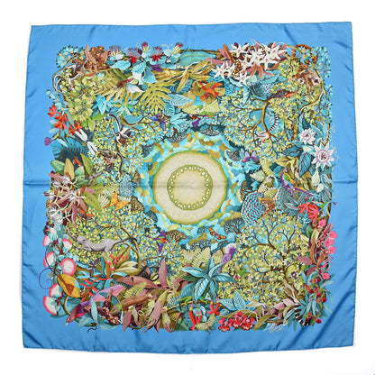 Hermes Silk Au Coeur de la Vie Scarf 90 1 of 8