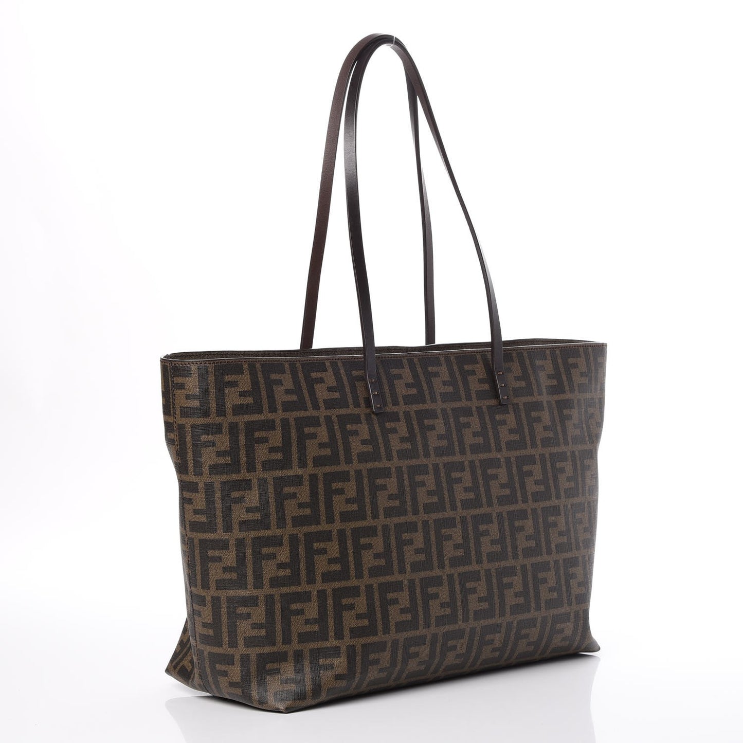 Zucca Spalmati Medium Roll Tote Tobacco Moro
