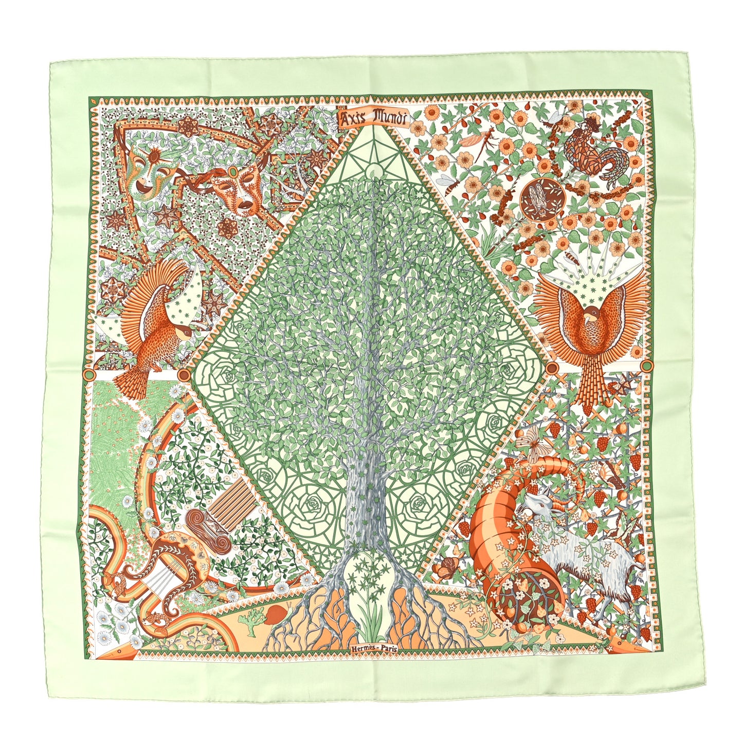 Silk Axis Mundi Shawl 90