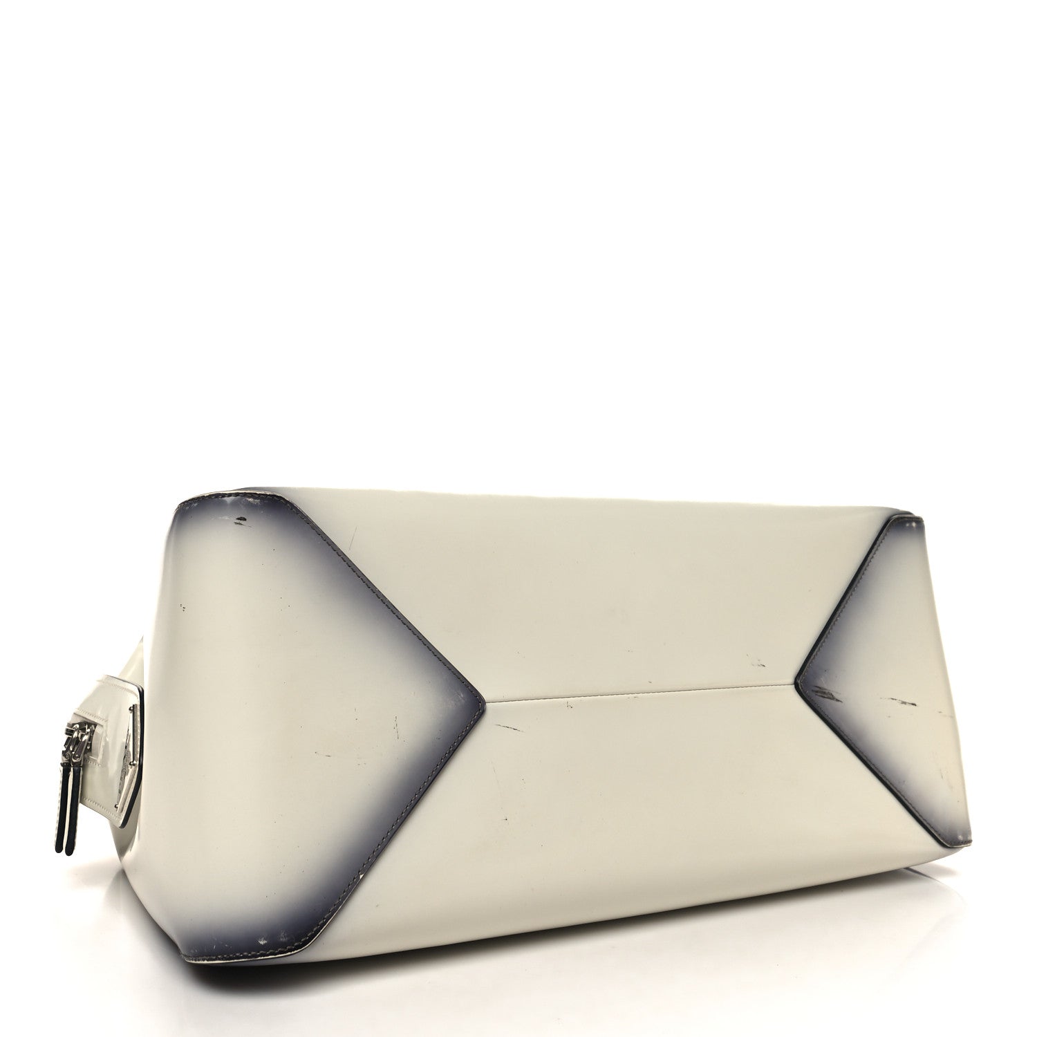 Prada Spazzolato Large Supernova Handbag White Sfumato 4 of 16
