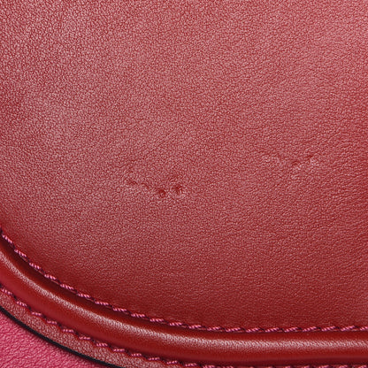Versace Calfskin Medium DV One Satchel Pink Red 10 of 17