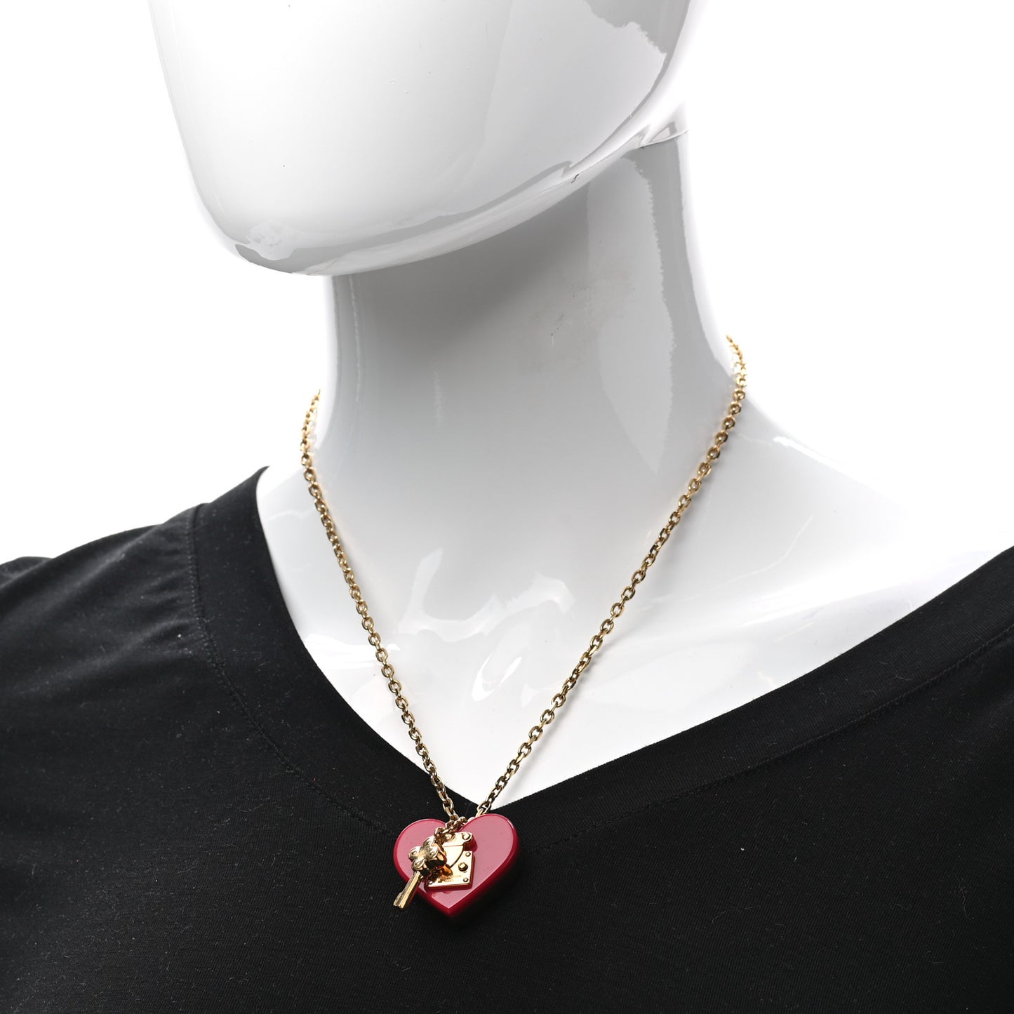 Lock Me Heart Necklace Pomme D'Amour
