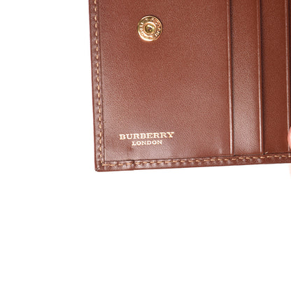 Burberry Haymarket Check French Wallet Brown 6 of 8