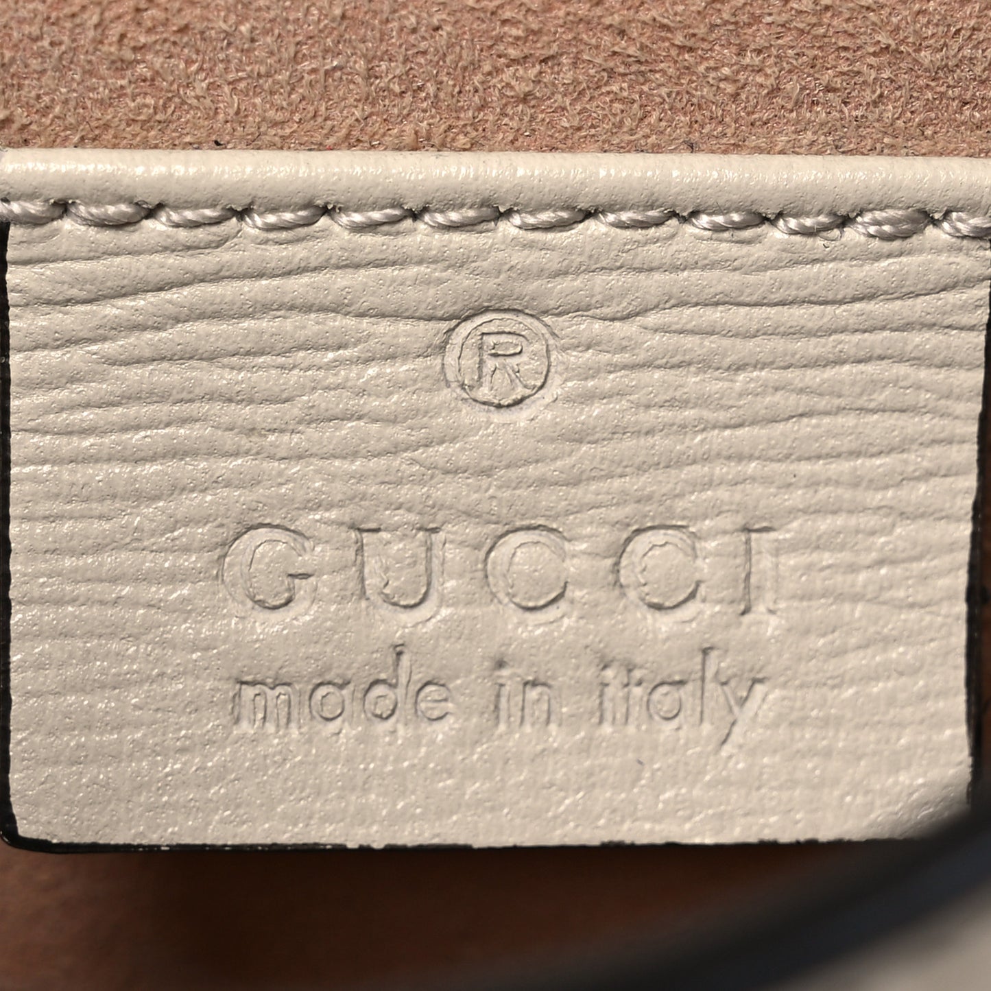 GG Supreme Monogram Azalea Calfskin Mini Horsebit 1955 Crossbody Bag Beige Ebony Mystic White
