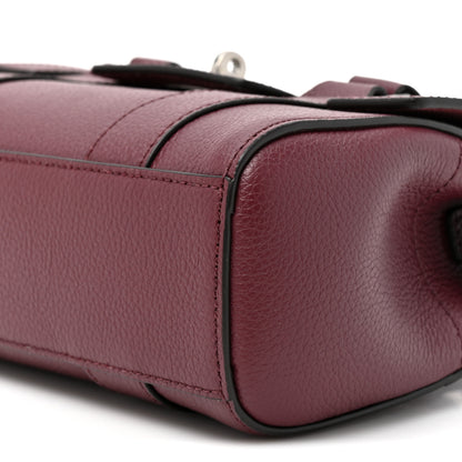 Mulberry Small Classic Grain Mini Bayswater  Black Cherry 8 of 9