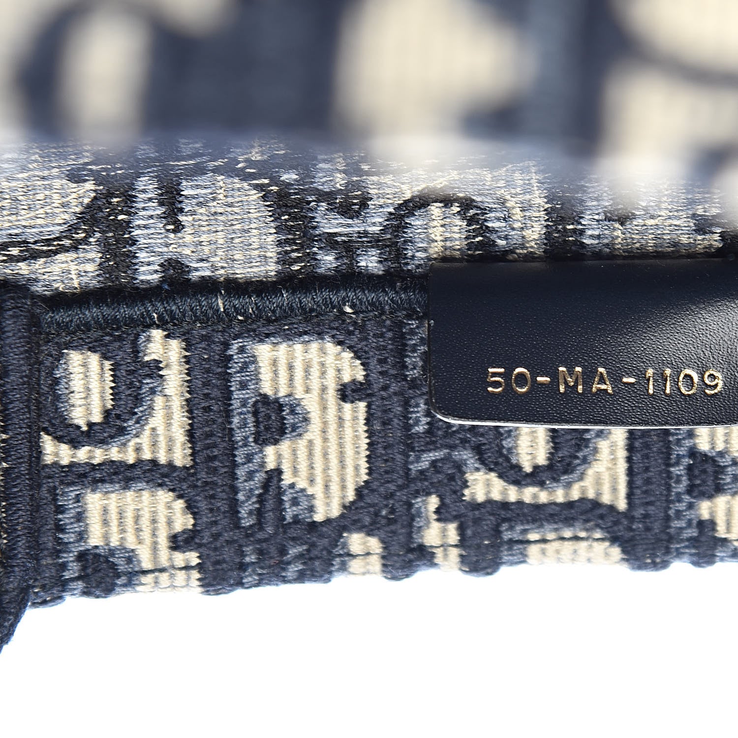 Christian Dior Oblique Medium Book Tote Blue Multicolor 7 of 13