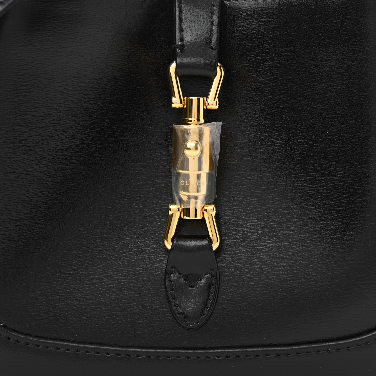 Gucci Boarded Dyana Lux Calfskin Mini Jackie 1961 Hobo Black 12 of 13