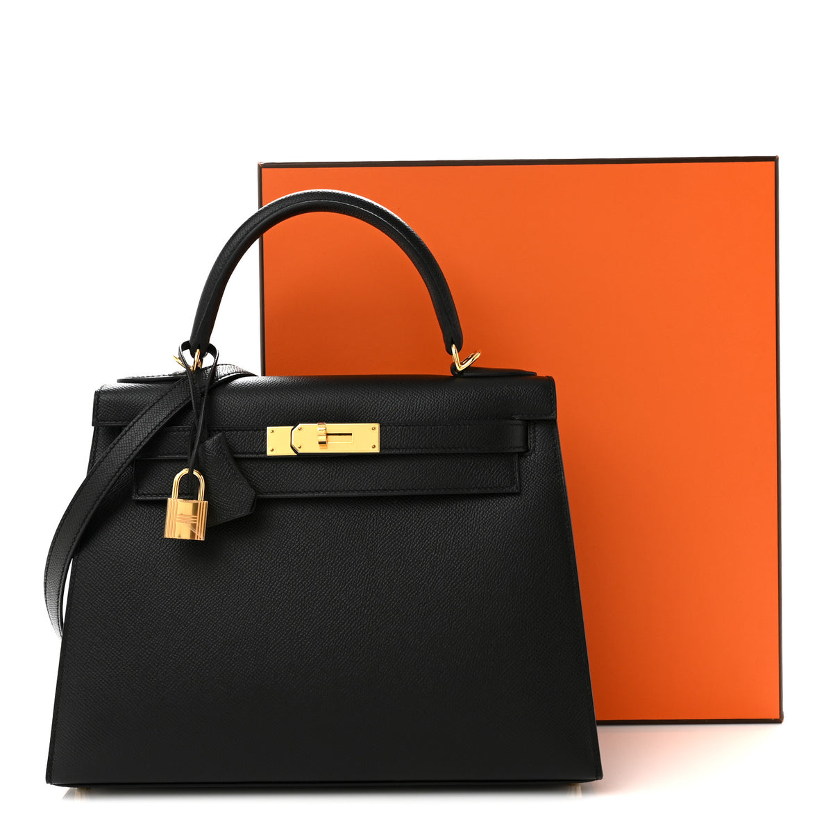 Hermes Epsom Kelly Sellier 28 Black 11 of 11