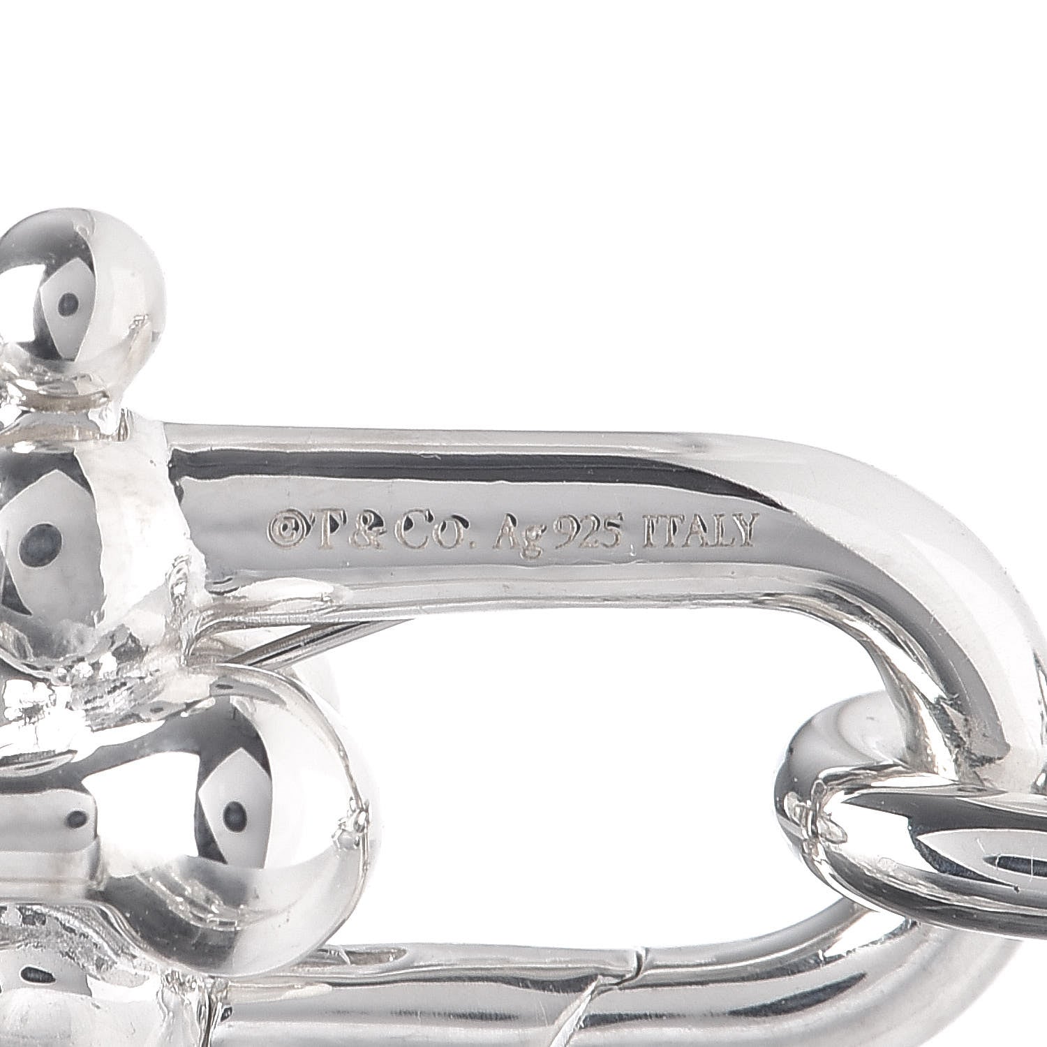 Tiffany Sterling Silver Small HardWear Link Bracelet 4 of 5