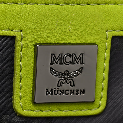 MCM Visetos Crown Stud Large Stark Backpack Green 7 of 23