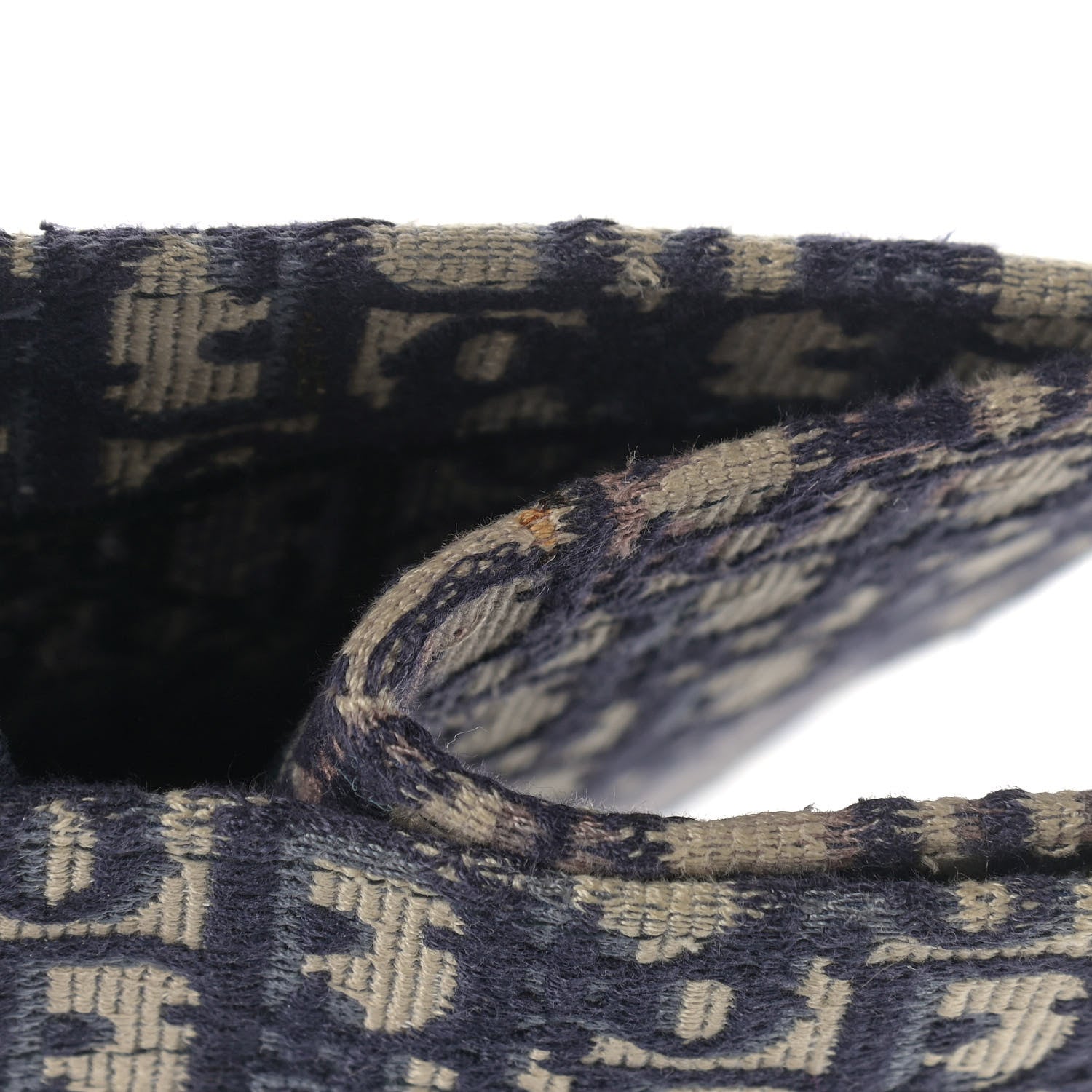 Christian Dior Oblique Large Book Tote Blue Multicolor 10 of 17