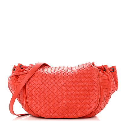 Bottega Veneta Nappa Intrecciato Crossbody Flap Bag Red 1 of 18