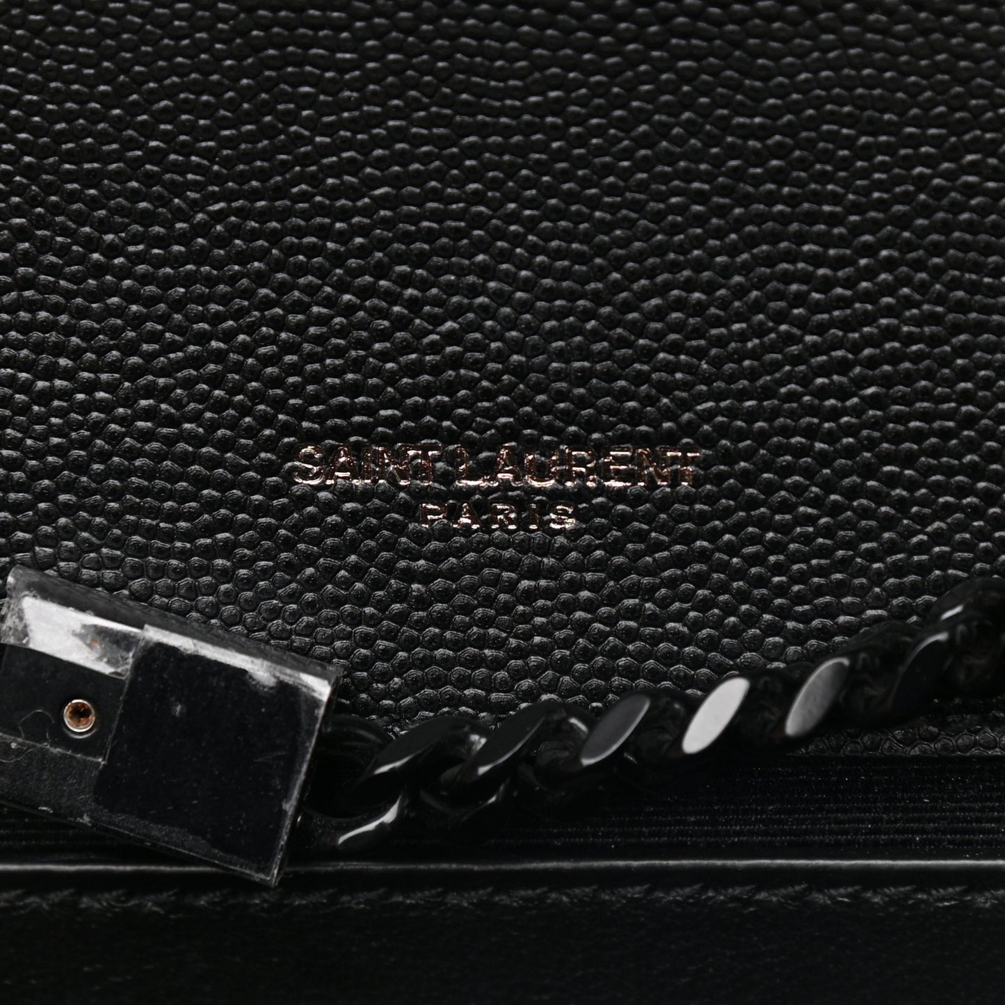 Grain De Poudre Small Monogram Kate Satchel Black