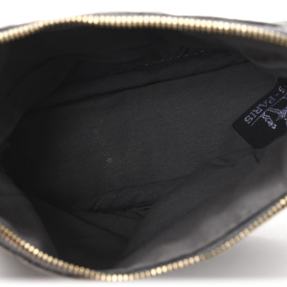 Hermes Cotton Canvas Mini Bolide Travel Cosmetic Pouch Gris 4 of 6