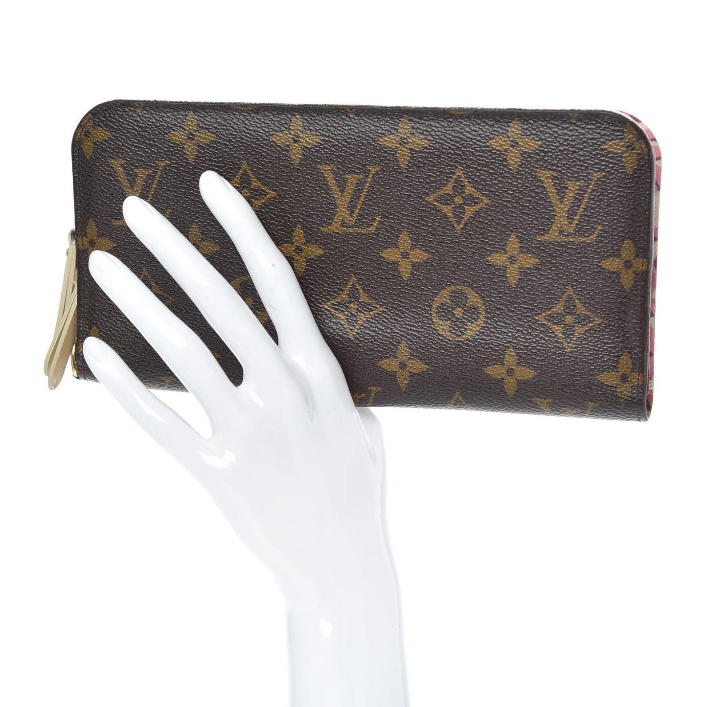 Monogram Leopard Insolite Wallet Blanc Corail