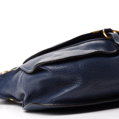 Chloe Calfskin Medium Marcie Satchel Royal Navy 6 of 10