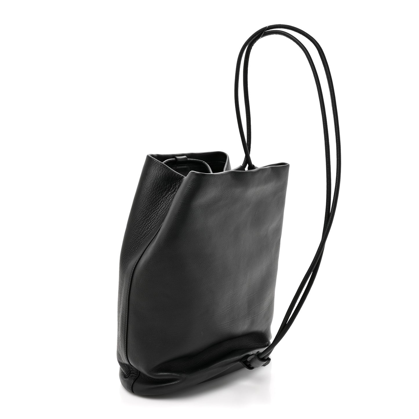 Grained Calfskin Joe Backpack Black