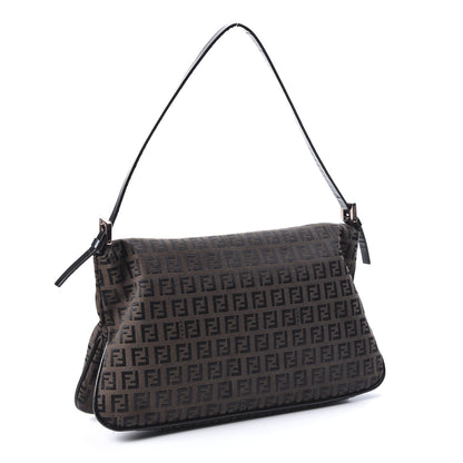 Fendi Zucchino Baguette Dark Brown 2 of 8