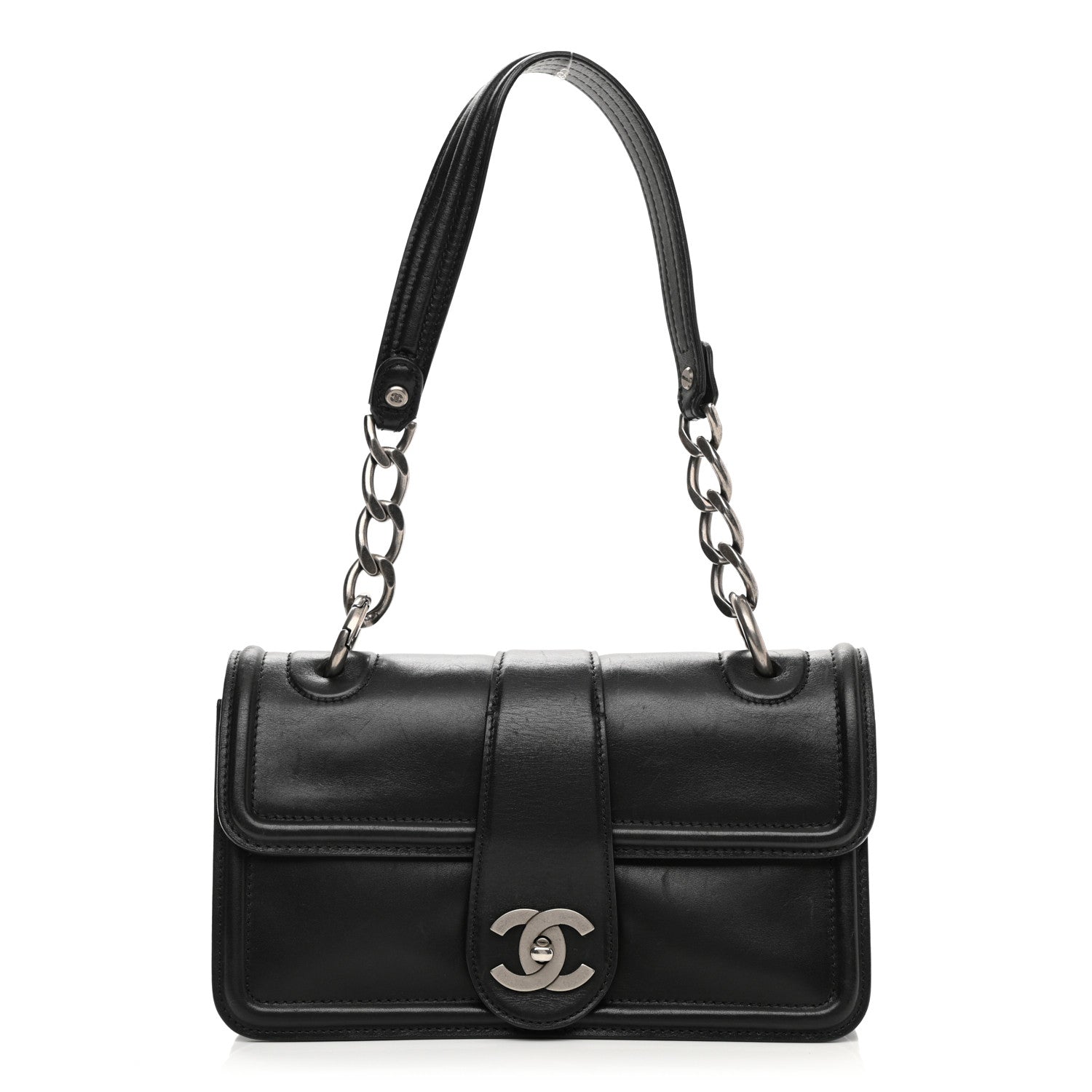 Chanel Smooth Calfskin Country Ride Flap Black 1 of 10