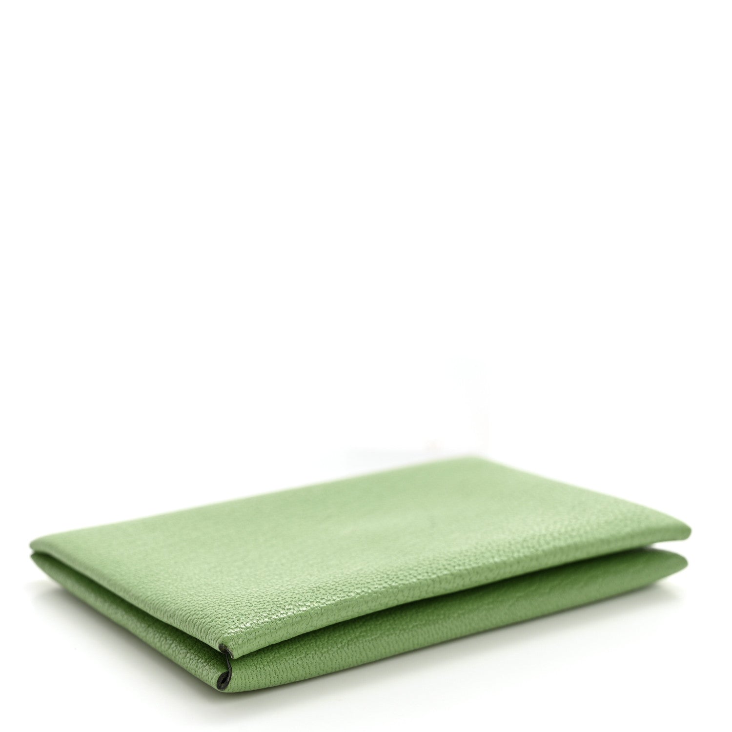 Hermes Chevre Mysore Calvi Card Case Vert Criquet 4 of 9