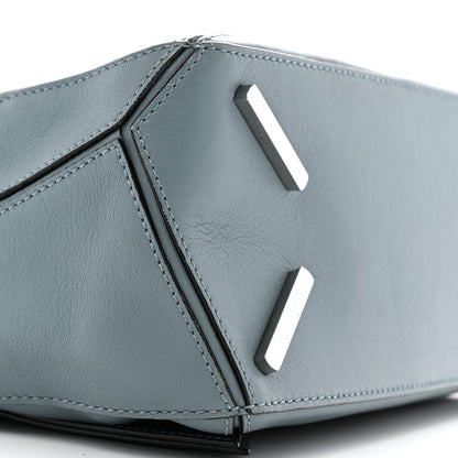 Loewe Calfskin Small Puzzle Bag Stone Blue 9 of 14