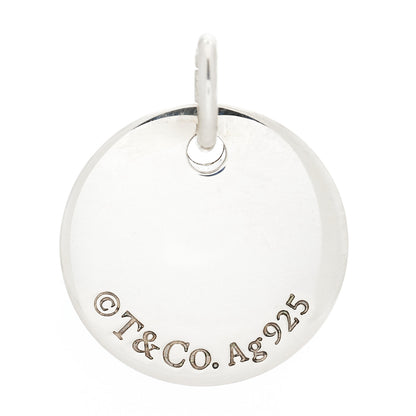 Tiffany Sterling Silver Letter B Disc Charm 3 of 5