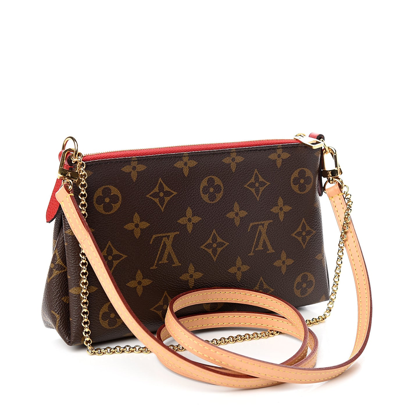 Monogram Pallas Clutch Cherry