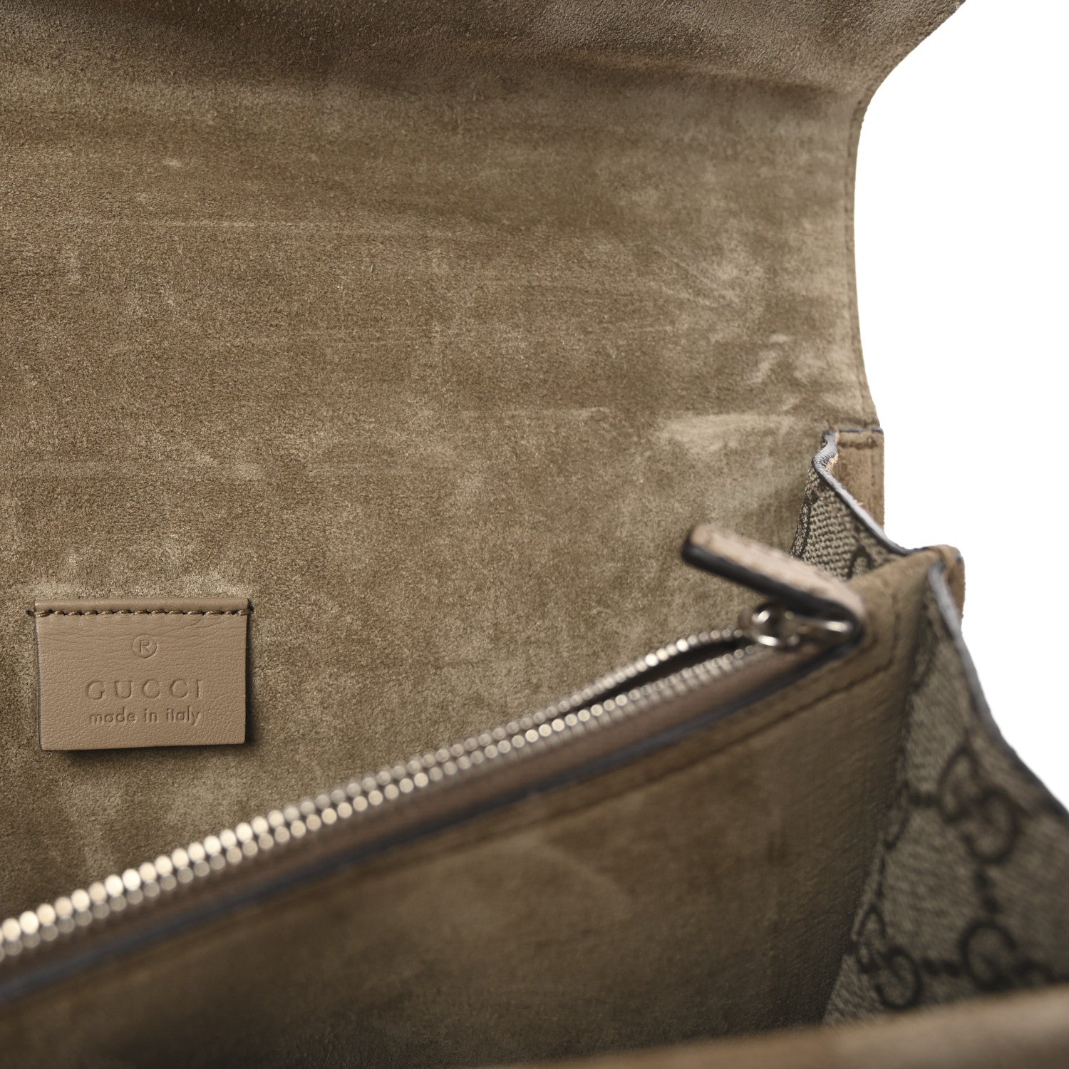 Gucci GG Supreme Monogram Small Dionysus Shoulder Bag Taupe 6 of 10