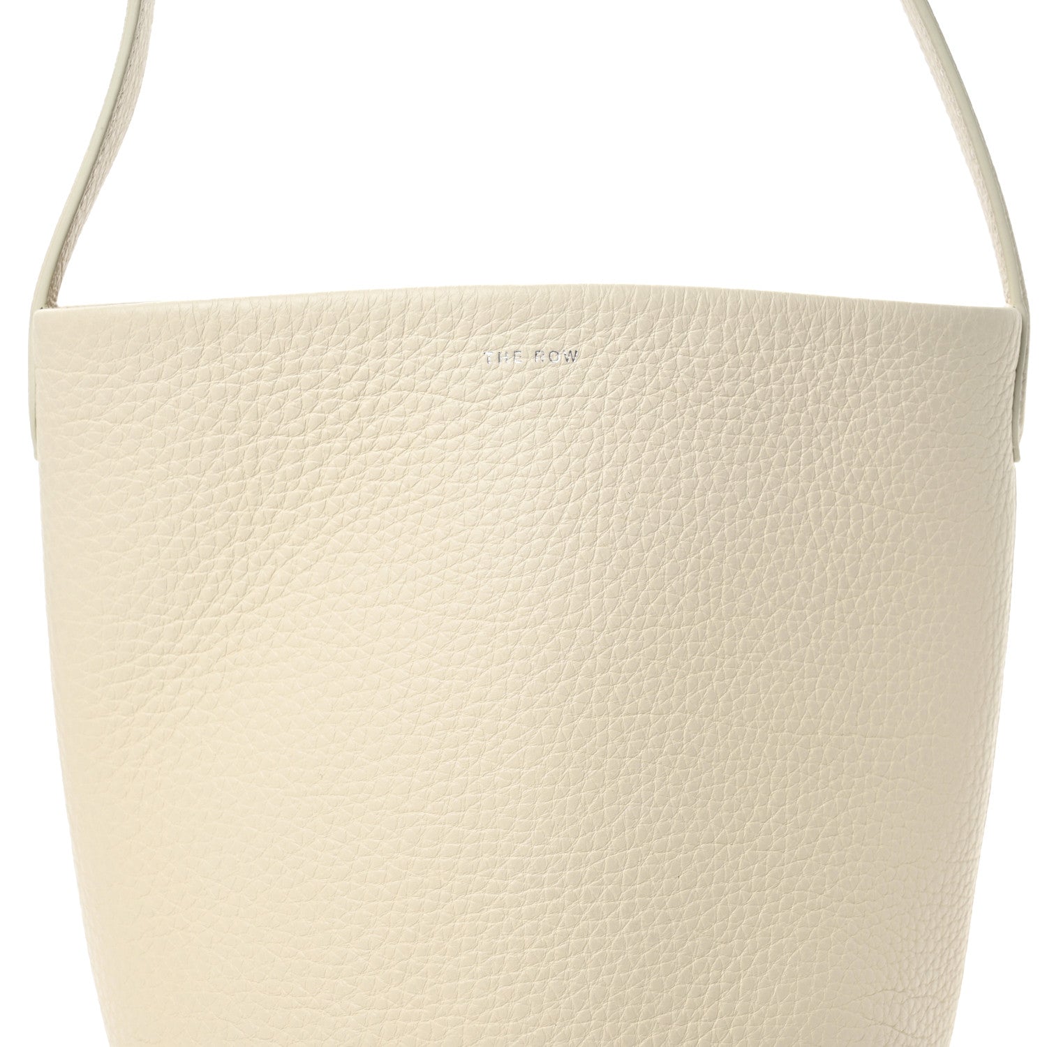 The Row Grained Calfskin Small N/S Park Tote Ivory 7 of 9