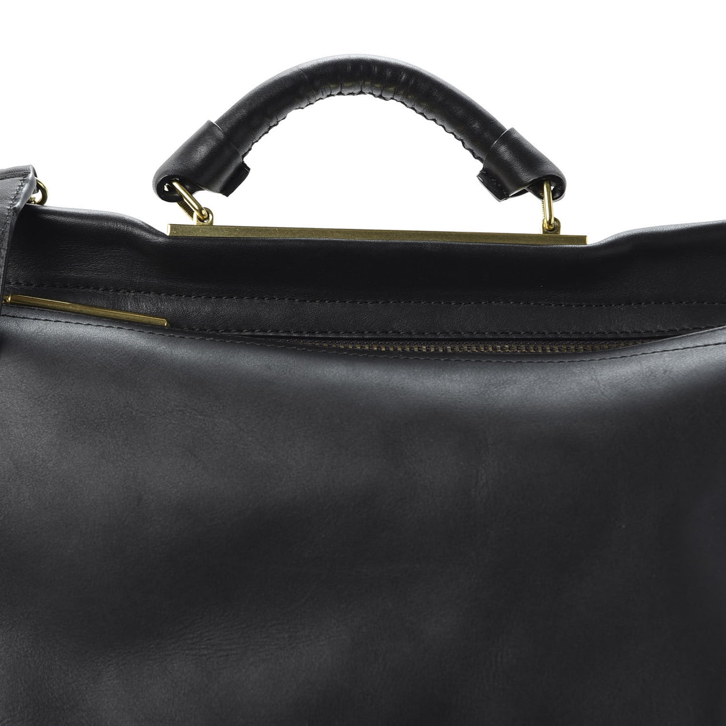 3.1 Calfskin Large Ryder Satchel Black