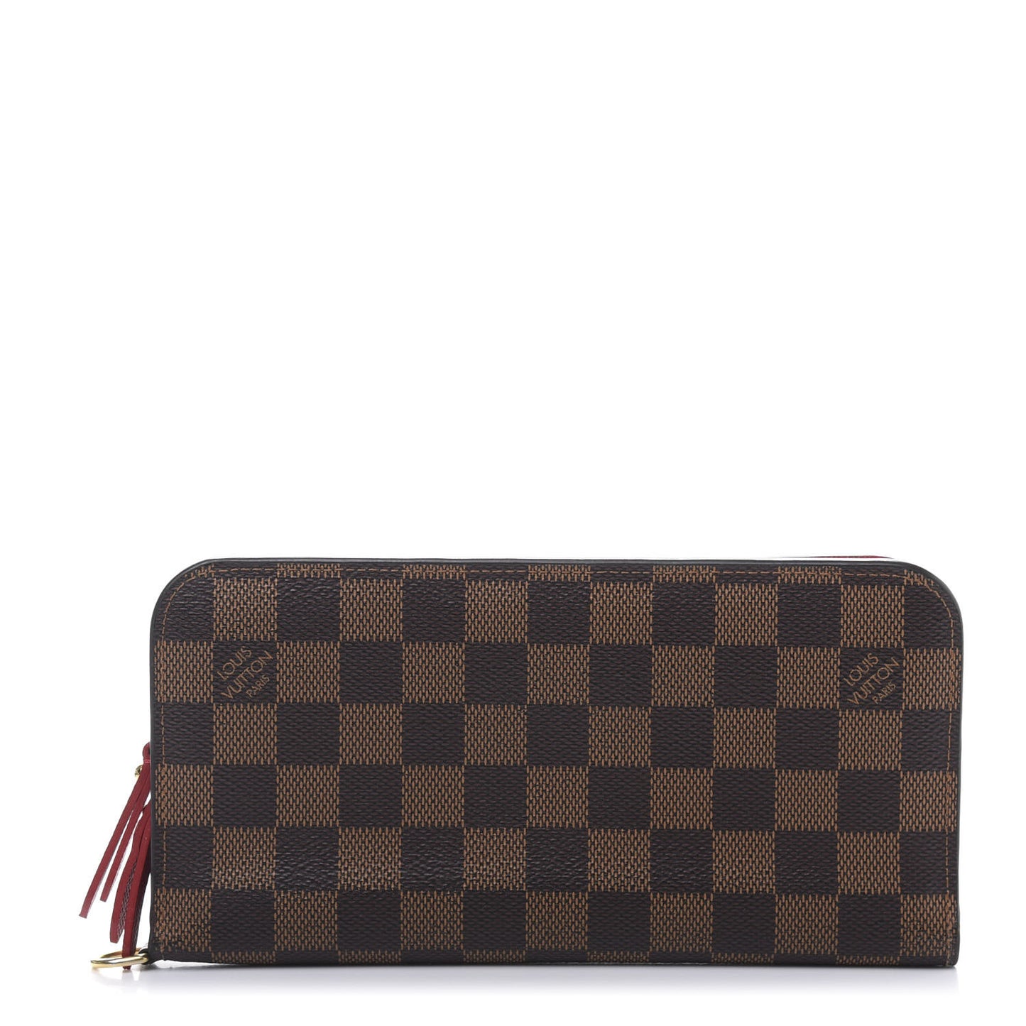 Damier Ebene Insolite Wallet Red