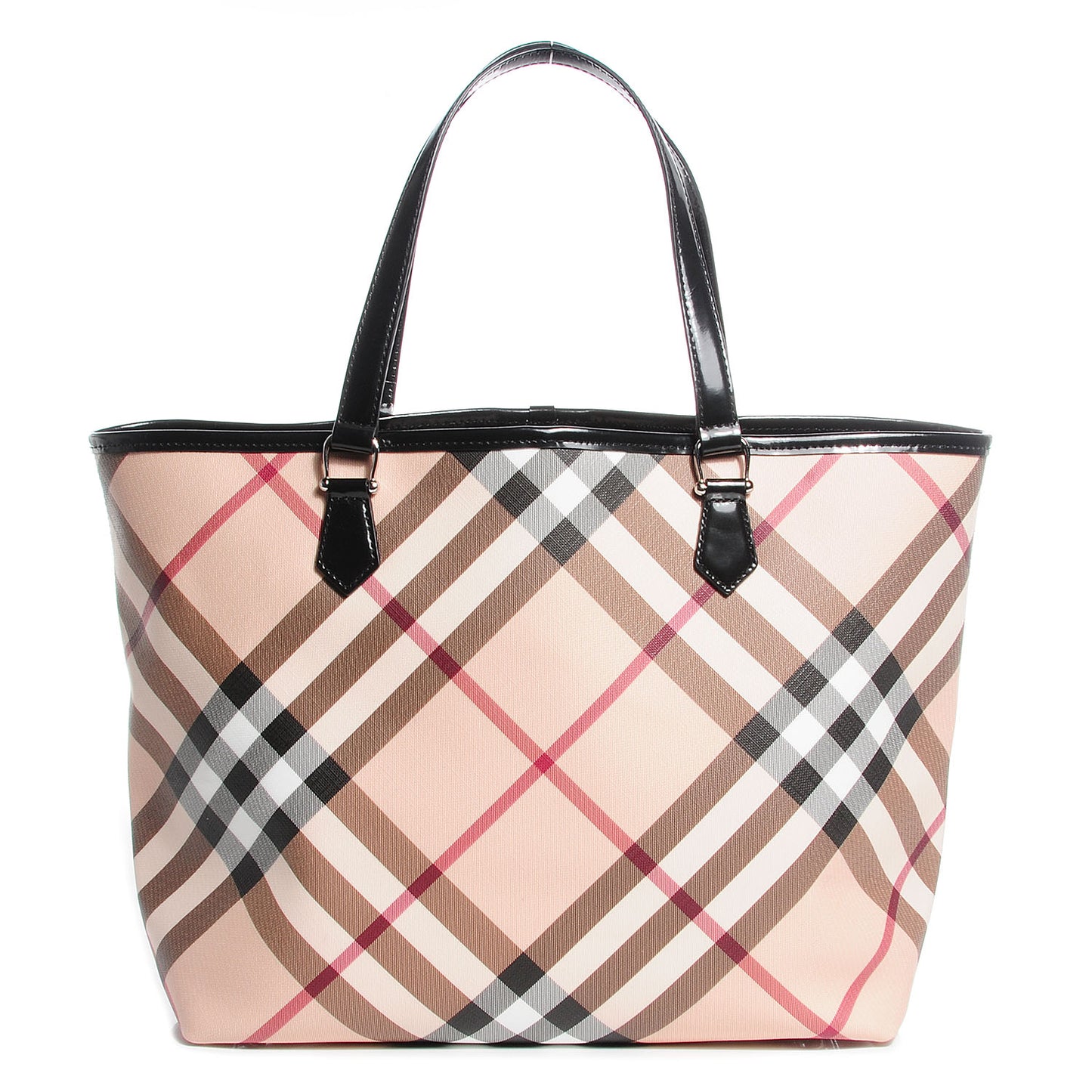 Nova Check Large Nickie Tote Black