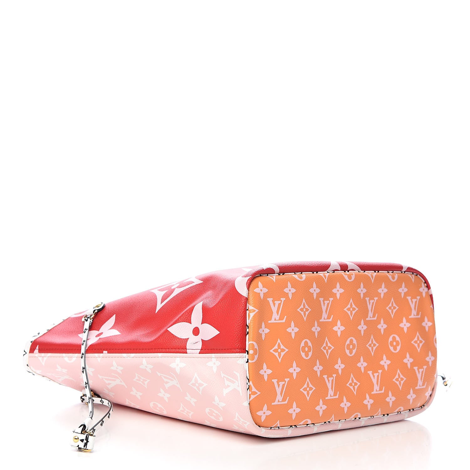 Louis Vuitton Monogram Giant Neverfull MM Rouge 4 of 11