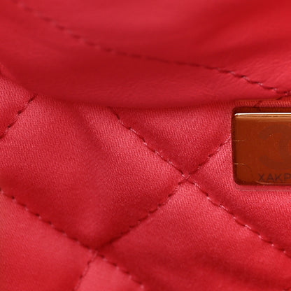 Chanel Shiny Calfskin Quilted Chanel 22 Drawstring Bag Pink 8 of 11