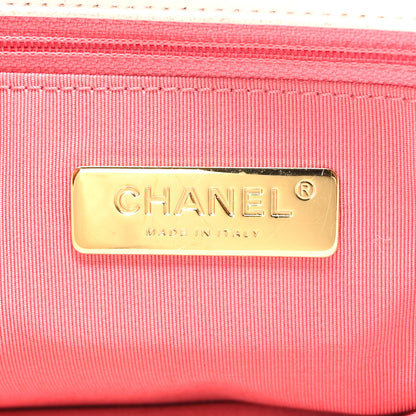 Chanel Goatskin Quilted Large Chanel 19 Flap White 6 of 9
