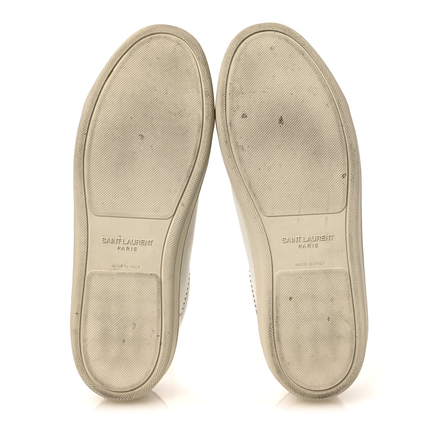 Calfskin Studded SL/08 Low Top Sneakers 37.5 White