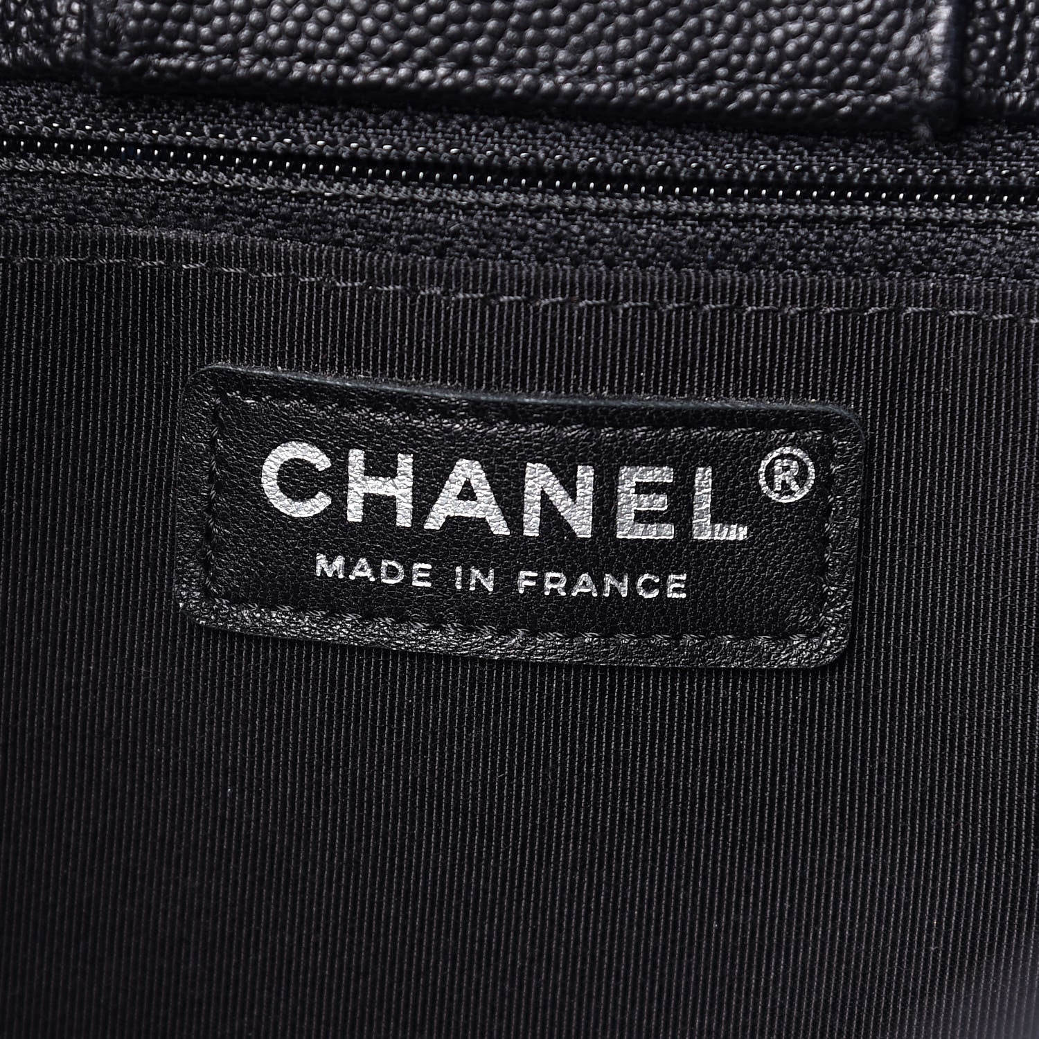 Chanel Caviar Quilted Large Shopping Tote Black 6 of 10