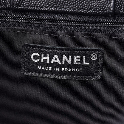 Chanel Caviar Quilted Large Shopping Tote Black 6 of 10