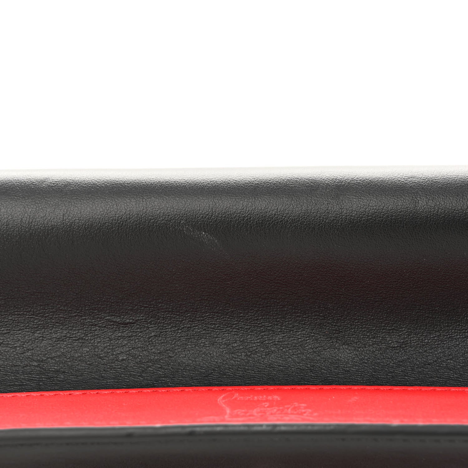 Christian Louboutin Calfskin Loubiblues Paris Clutch Bag Black Multi 13 of 14