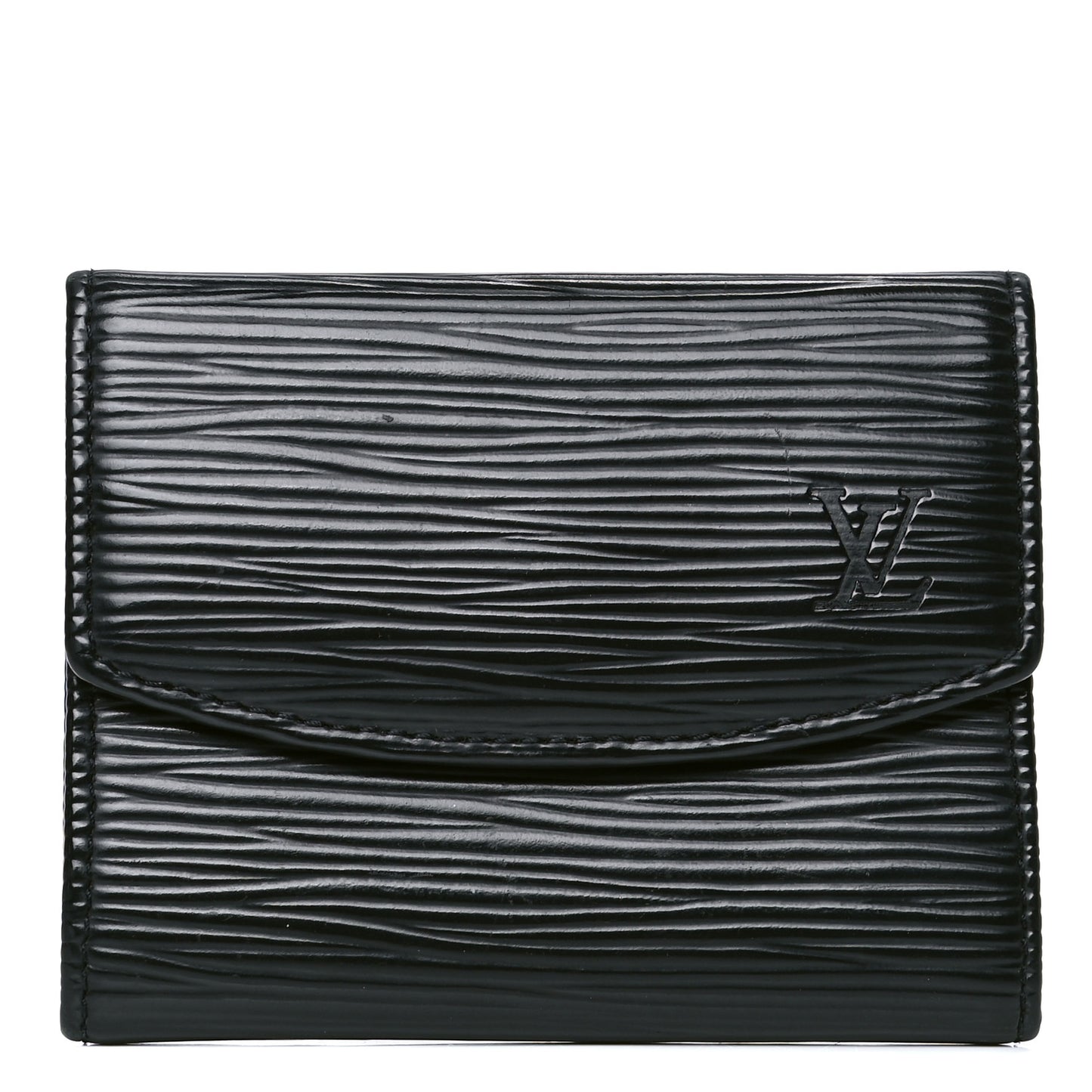 Epi Porte-Monnaie Simple Coin Purse Black