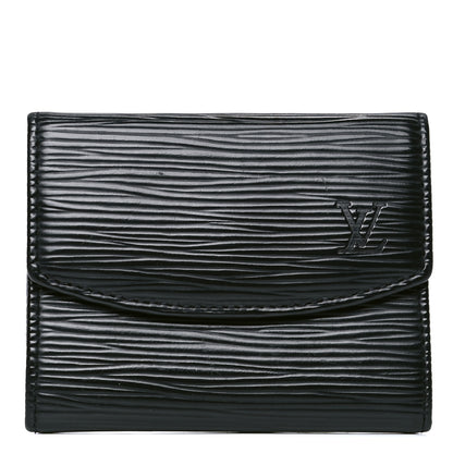 Louis Vuitton Epi Porte-Monnaie Simple Coin Purse Black 1 of 4